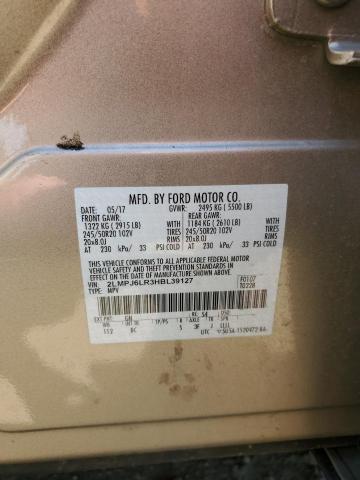 2LMPJ6LR3HBL39127 - 2017 LINCOLN MKX RESERVE Qızıl foto 13