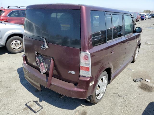 JTLKT334250212667 - 2005 TOYOTA SCION XB 栗色 照片 4