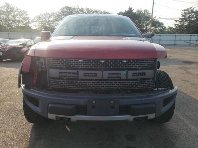 1FTFW1R63EFC29945 - 2014 FORD F150 SVT RAPTOR RED photo 5