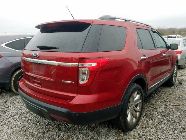 1FM5K7F85DGA07007 - 2013 FORD EXPLORER LIMITED  photo 4