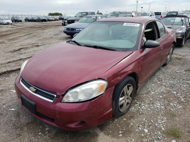 2G1WM15K469254011 - 2006 CHEVROLET MONTE CARL LT RED photo 2