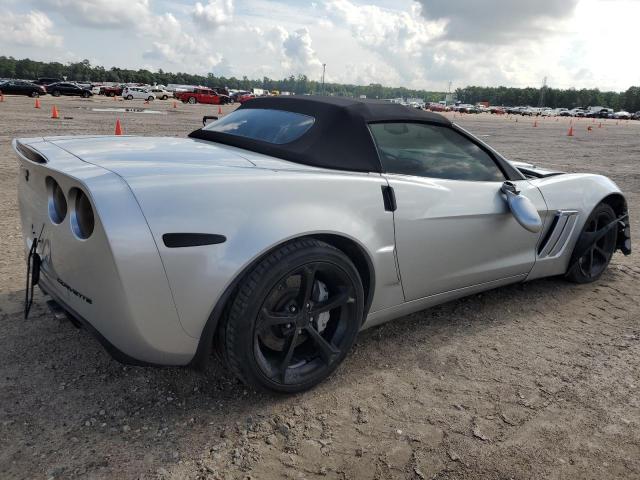 1G1YX3DW3C5100012 - 2012 CHEVROLET CORVETTE GRAND SPORT SILVER photo 3