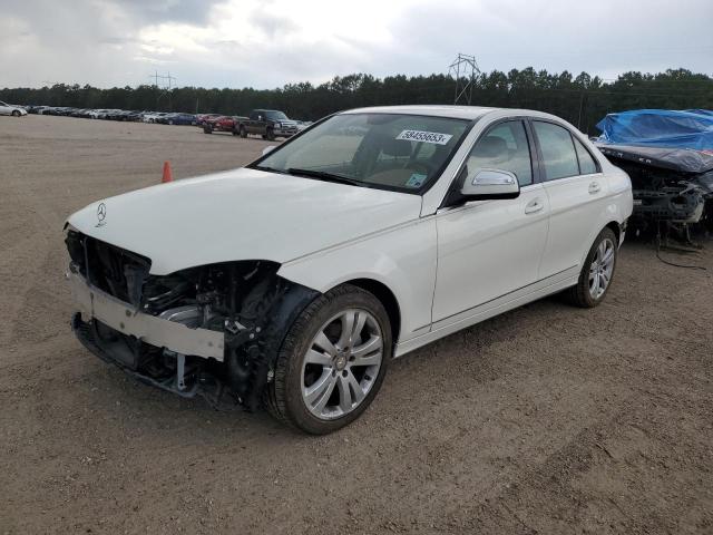 WDDGF54X98R012971 - 2008 MERCEDES-BENZ C 300 WHITE photo 1