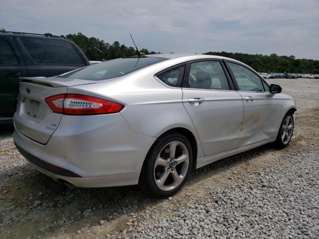 3FA6P0HD7ER203882 - 2014 FORD FUSION SE SILVER photo 3