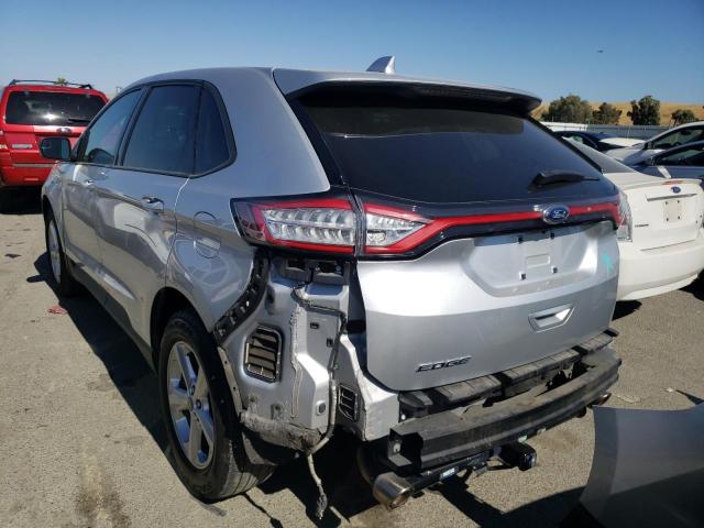 2FMTK3G84FBB89517 - 2015 FORD EDGE SE WHITE photo 2