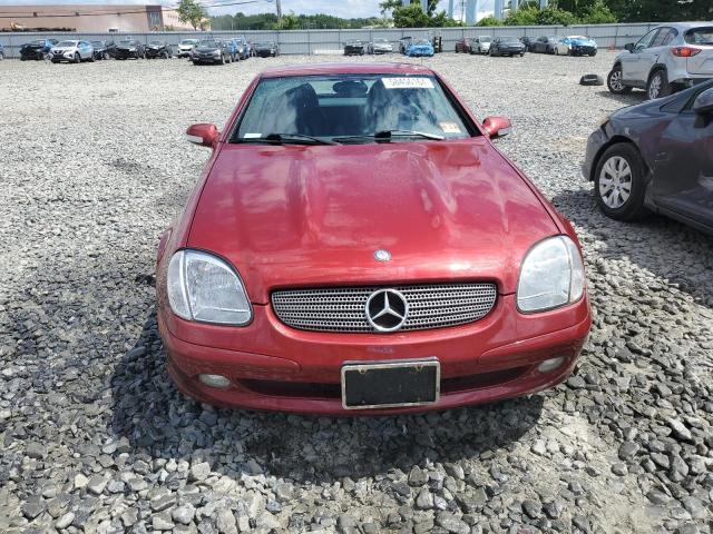 WDBKK49F12F254607 - 2002 MERCEDES-BENZ SLK 230 KOMPRESSOR BURGUNDY photo 5