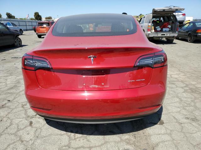 5YJ3E1EB2JF065546 - 2018 TESLA MODEL 3 RED photo 6