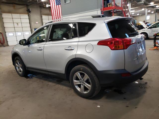 JTMRFREV6FJ016074 - 2015 TOYOTA RAV4 XLE SILVER photo 2