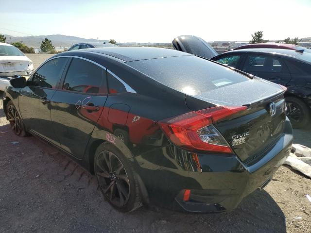 2HGFC2F81MH556072 - 2021 HONDA CIVIC SPORT BLACK photo 3