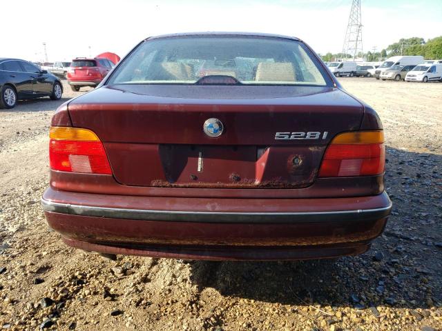 WBADD6322WGT92059 - 1998 BMW 528 I AUTOMATIC MAROON photo 6