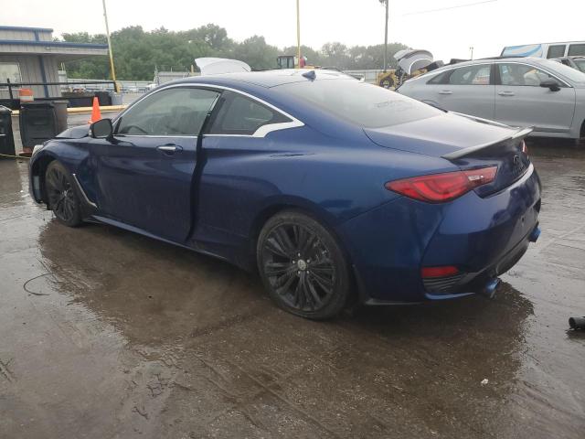 JN1EV7EL1HM553105 - 2017 INFINITI Q60 PREMIUM BLUE photo 2