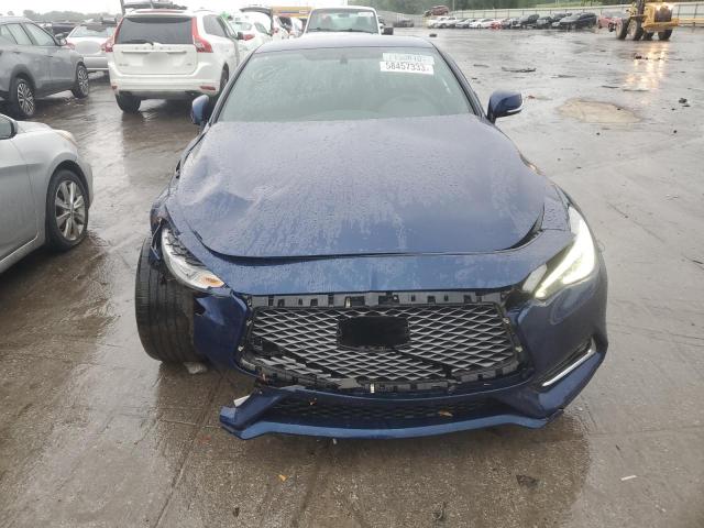 JN1EV7EL1HM553105 - 2017 INFINITI Q60 PREMIUM BLUE photo 5