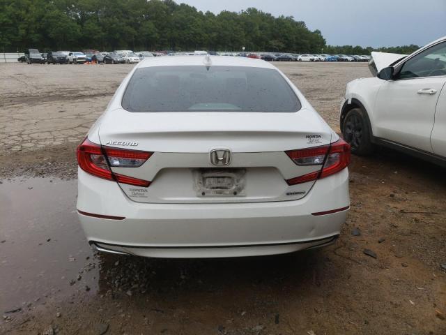 1HGCV3F47LA003990 - 2020 HONDA ACCORD HYBRID EX WHITE photo 6