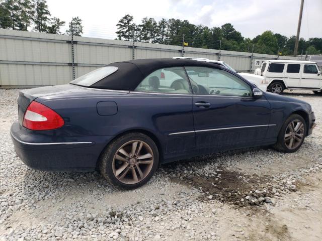 WDBTK56FX7T075389 - 2007 MERCEDES-BENZ CLK 350 BLUE photo 3