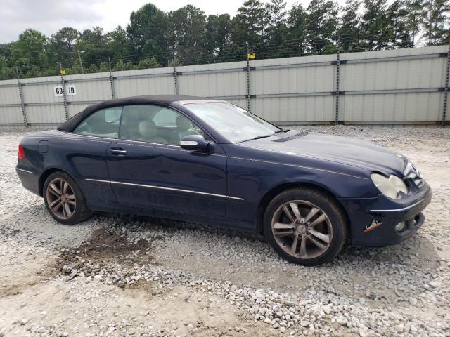 WDBTK56FX7T075389 - 2007 MERCEDES-BENZ CLK 350 BLUE photo 4