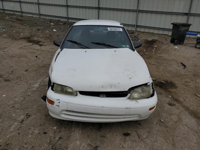 1Y1SK5265VZ406307 - 1997 GEO PRIZM BASE Beyaz fotoğraf 5