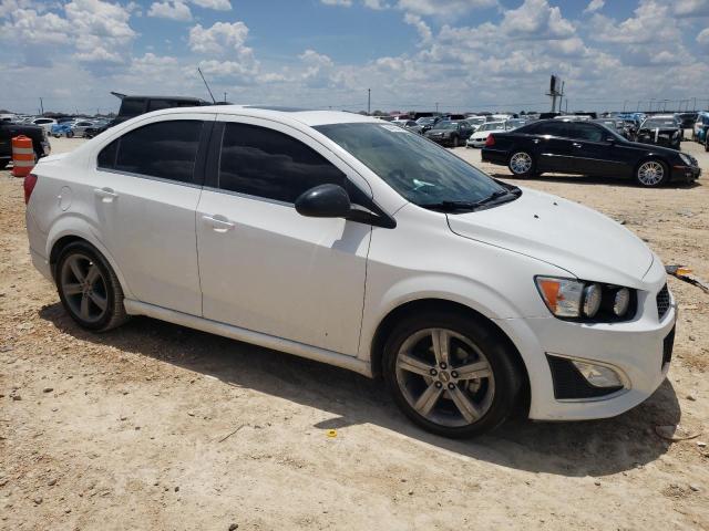 1G1JG5SBXF4149098 - 2015 CHEVROLET SONIC RS WHITE photo 4