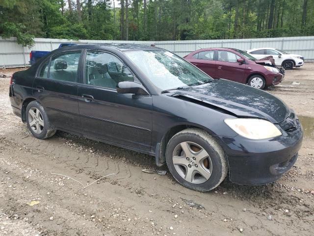 2HGES26844H631474 - 2004 HONDA CIVIC EX BLACK photo 4