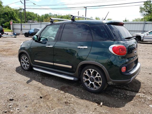 ZFBCFADH7EZ007857 - 2014 FIAT 500L TREKKING GREEN photo 2