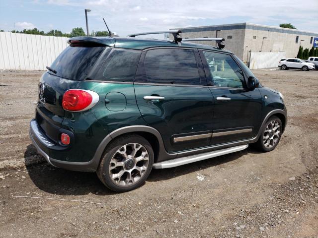 ZFBCFADH7EZ007857 - 2014 FIAT 500L TREKKING GREEN photo 3