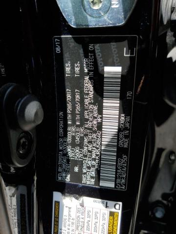 JTEBU5JR5J5486442 - 2018 TOYOTA 4RUNNER SR5/SR5 PREMIUM 黑色 照片 12