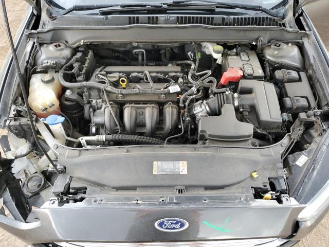 3FA6P0G76FR304652 - 2015 FORD FUSION S GRAY photo 11