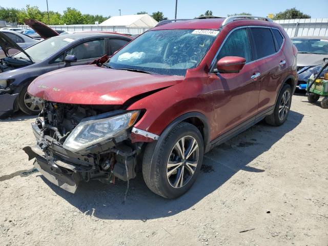 5N1AT2MT0KC756808 - 2019 NISSAN ROGUE S RED photo 1