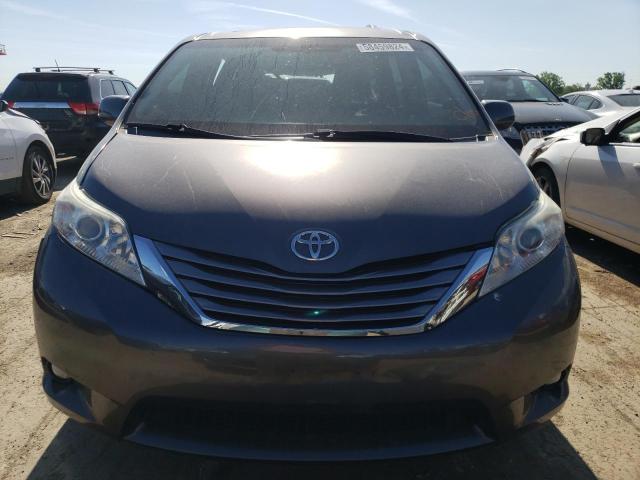 5TDYK3DCXFS684631 - 2015 TOYOTA SIENNA XLE GRAY photo 5