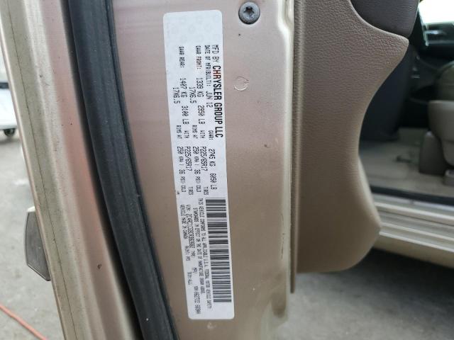 2C4RC1CG9CR382682 - 2012 CHRYSLER TOWN & COU TOURING L BEIGE photo 13