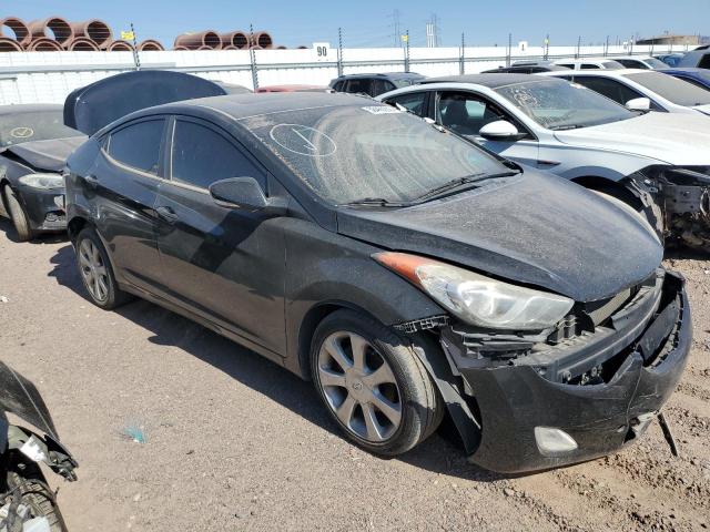 5NPDH4AE0CH093444 - 2012 HYUNDAI ELANTRA GLS BLACK photo 4