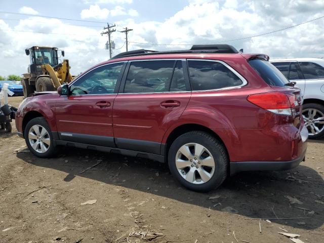 4S4BRDKC9B2441433 - 2011 SUBARU OUTBACK 2. 3.6R LIMITED BURGUNDY photo 2