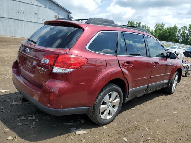 4S4BRDKC9B2441433 - 2011 SUBARU OUTBACK 2. 3.6R LIMITED BURGUNDY photo 3