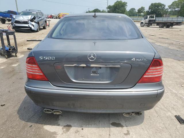 WDBNG84J96A471486 - 2006 MERCEDES-BENZ S 500 4MATIC GRAY photo 6