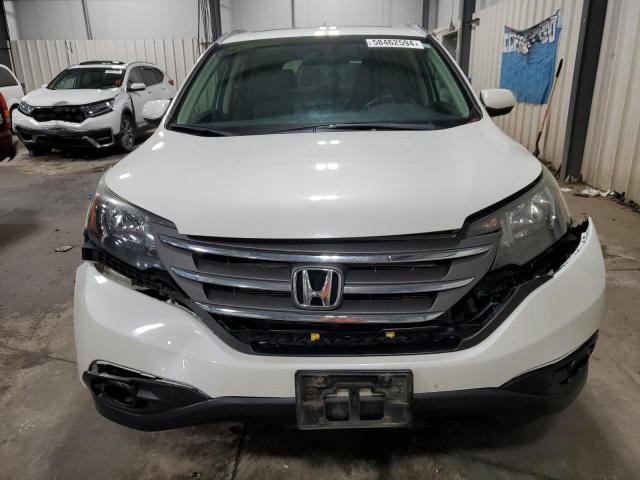 5J6RM4H72DL025100 - 2013 HONDA CR-V EXL WHITE photo 5