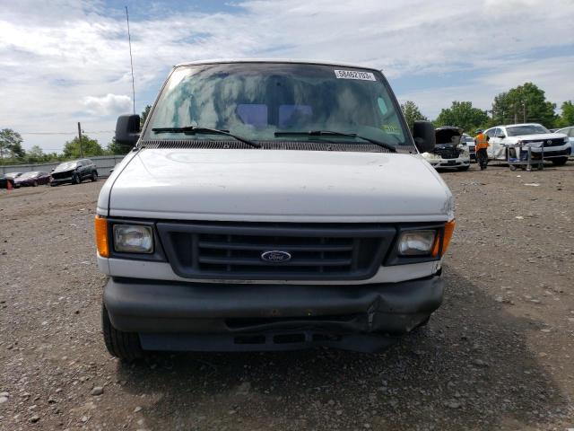 1FTNE24W77DA44419 - 2007 FORD ECONOLINE E250 VAN WHITE photo 5