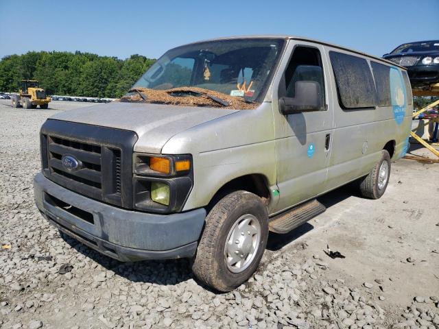 1FBSS3BL8CDA03631 - 2012 FORD E-350 E350 SUPER DUTY WAGON SILVER photo 1