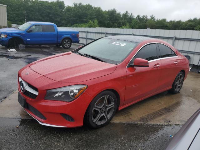 WDDSJ4GB9JN525850 - 2018 MERCEDES-BENZ CLA 250 4MATIC RED photo 1