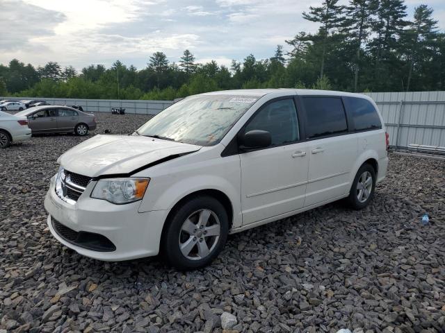 2C4RDGBG0DR633012 - 2013 DODGE GRAND CARA SE WHITE photo 1