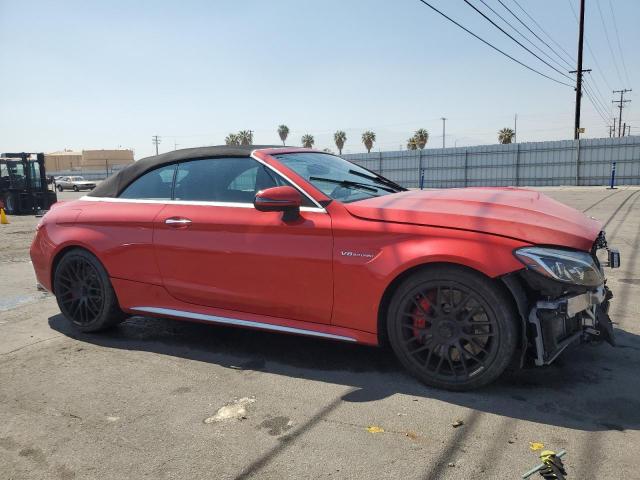 WDDWK8HB5HF471228 - 2017 MERCEDES-BENZ C 63 AMG-S RED photo 4