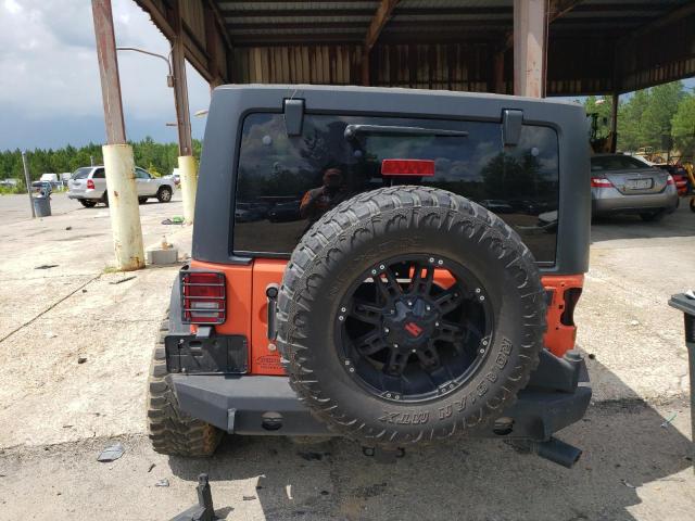 1C4BJWFG9FL677794 - 2015 JEEP WRANGLER RUBICON ORANGE photo 6