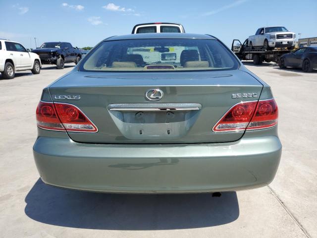 JTHBA30G055123083 - 2005 LEXUS ES 330 GREEN photo 6