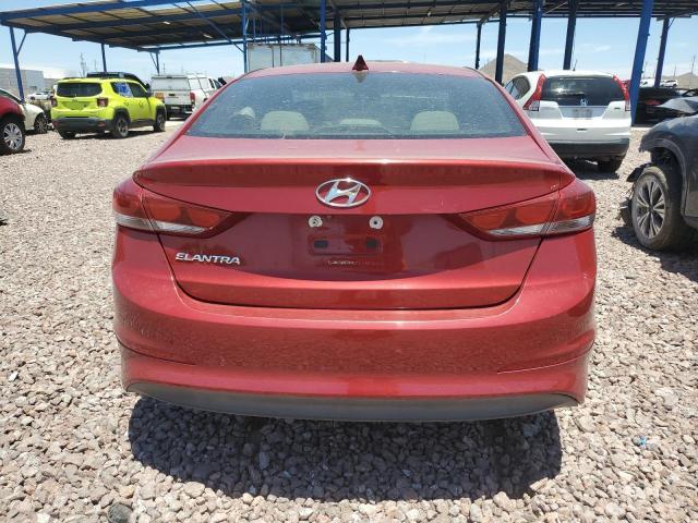 KMHD84LF5HU172431 - 2017 HYUNDAI ELANTRA SE RED photo 6