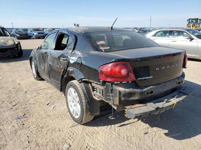 1B3BD4FB1BN589189 - 2011 DODGE AVENGER EXPRESS 黑色 照片 3