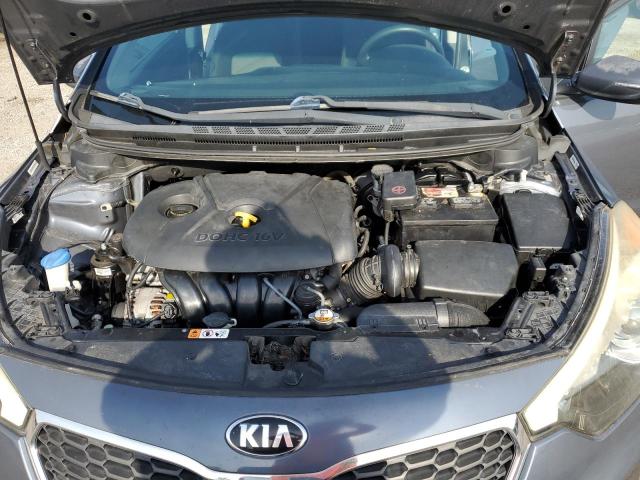 KNAFX4A68F5321812 - 2015 KIA FORTE LX GRAY photo 11