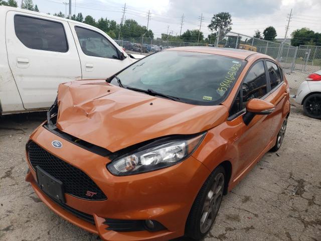 3FADP4GX7HM147499 - 2017 FORD FIESTA ST ORANGE photo 1