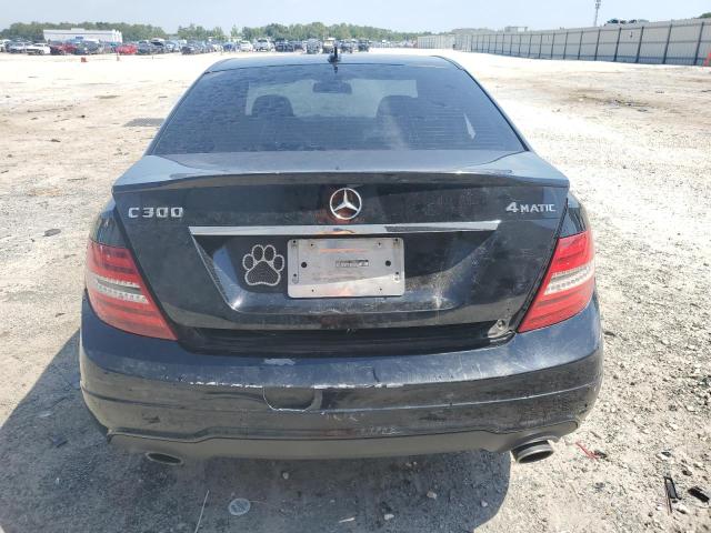 WDDGF8ABXDR264118 - 2013 MERCEDES-BENZ C 300 4MATIC BLACK photo 6