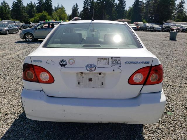 1NXBR32E05Z416859 - 2005 TOYOTA COROLLA CE WHITE photo 6