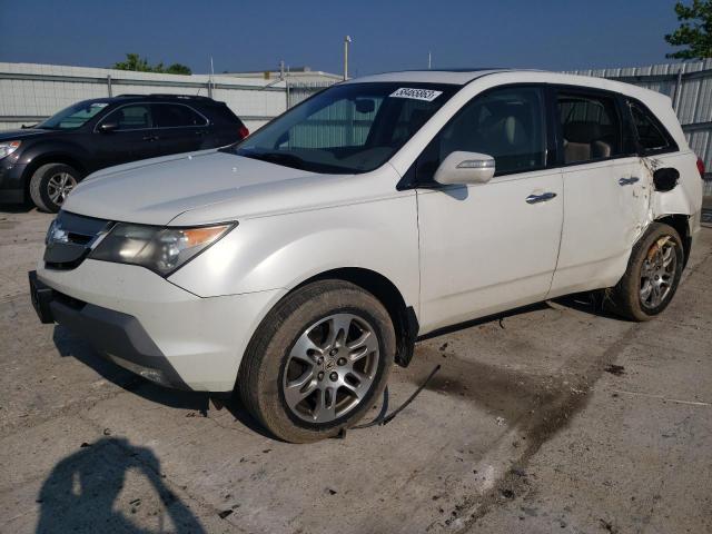 2HNYD28298H552994 - 2008 ACURA MDX WHITE photo 1