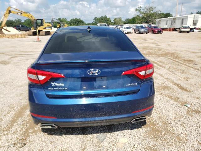 5NPE34AF1FH047251 - 2015 HYUNDAI SONATA SPORT BLUE photo 6