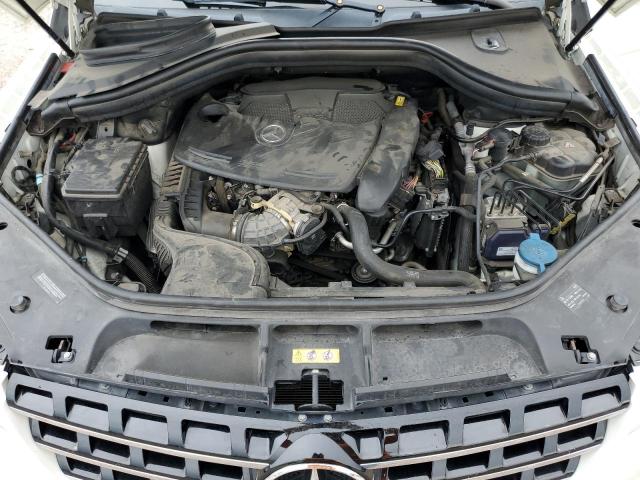 4JGDA5HB9DA145728 - 2013 MERCEDES-BENZ ML 350 4MATIC WHITE photo 12